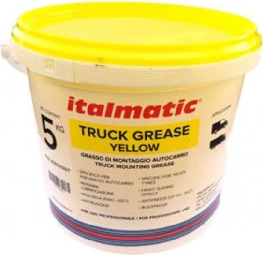 Pastë montimi Italmatic Truck Grease Yellow 5 kg, e verdhë