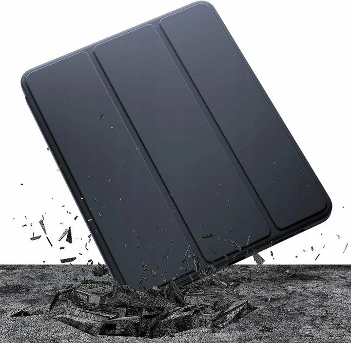 Mbështjellës për tablet 3MK Soft Tablet Case për Samsung Galaxy Tab S10 FE, flip, TPU, i zi