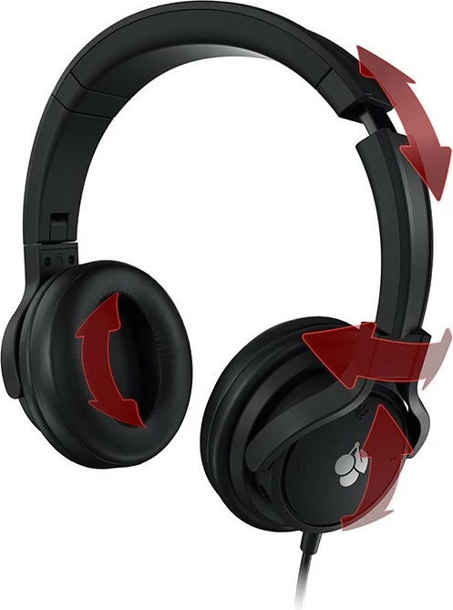 Kufje Cherry HC 2.2, me kabllo, 7.1, e zezë