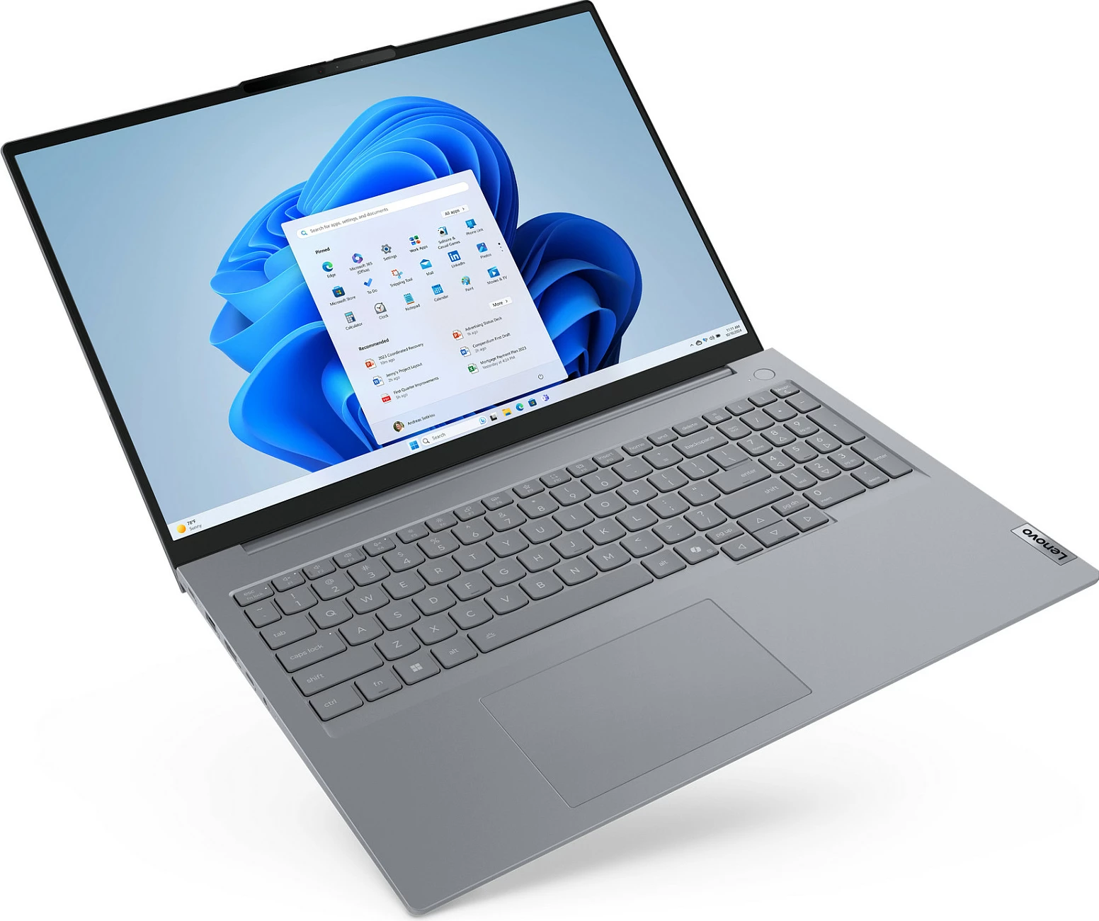 Laptop Lenovo ThinkBook 16 G8 IAL, Core Ultra 9, 16GB RAM, 512GB SSD, 16" 1920x1200, Windows 11 Pro, Arctic Grey