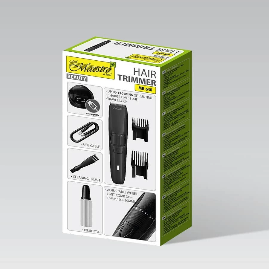Makinë rroje Maestro MR-640, USB, e zezë