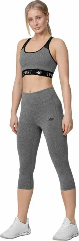 Pantallona sportive për femra 4F, gri