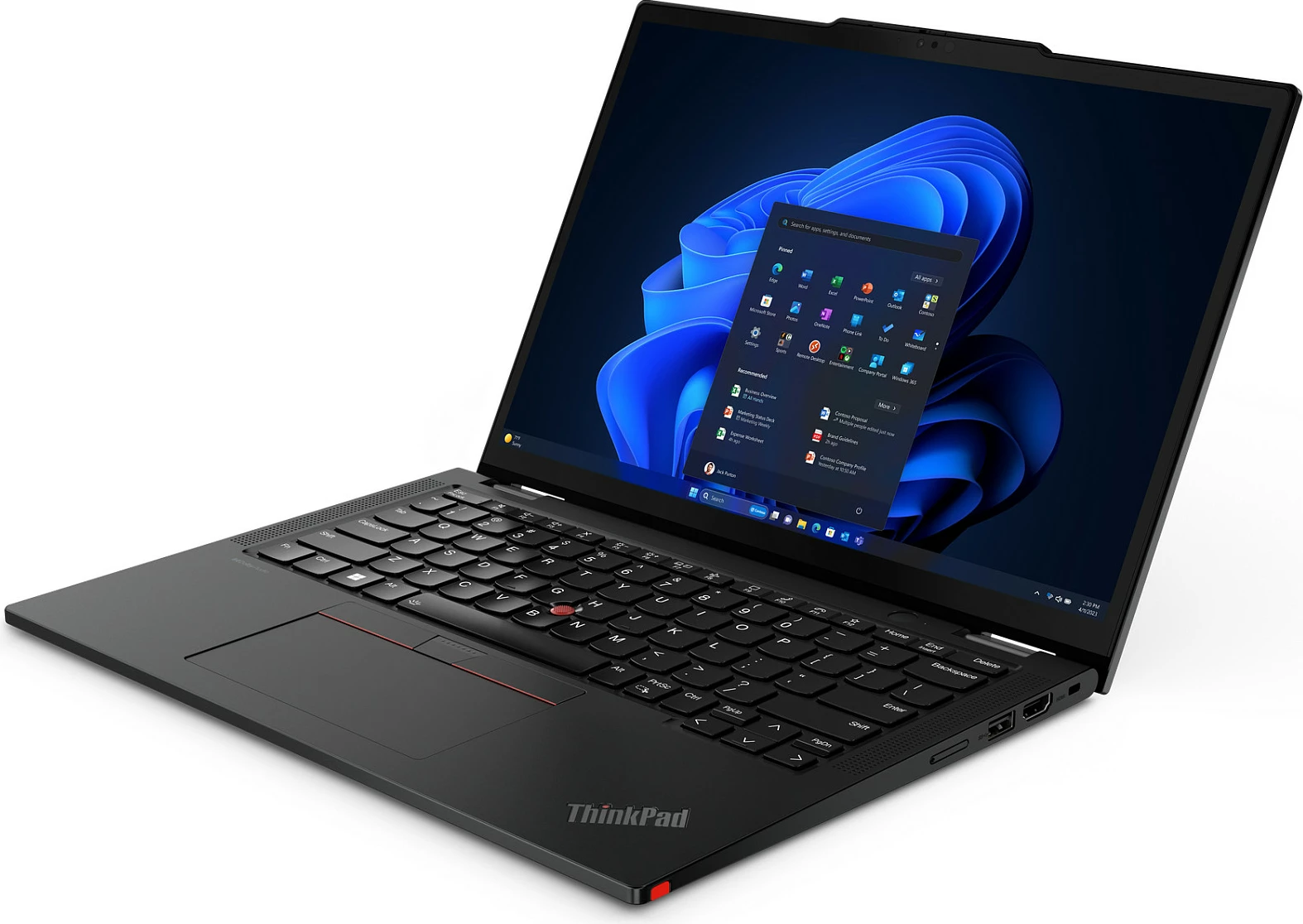 Laptop Lenovo ThinkPad X13 2-in-1 Gen 5, Intel Core Ultra 5, 16 GB RAM, 512 GB SSD, Ekran 13.3", Ngjyrë e zezë