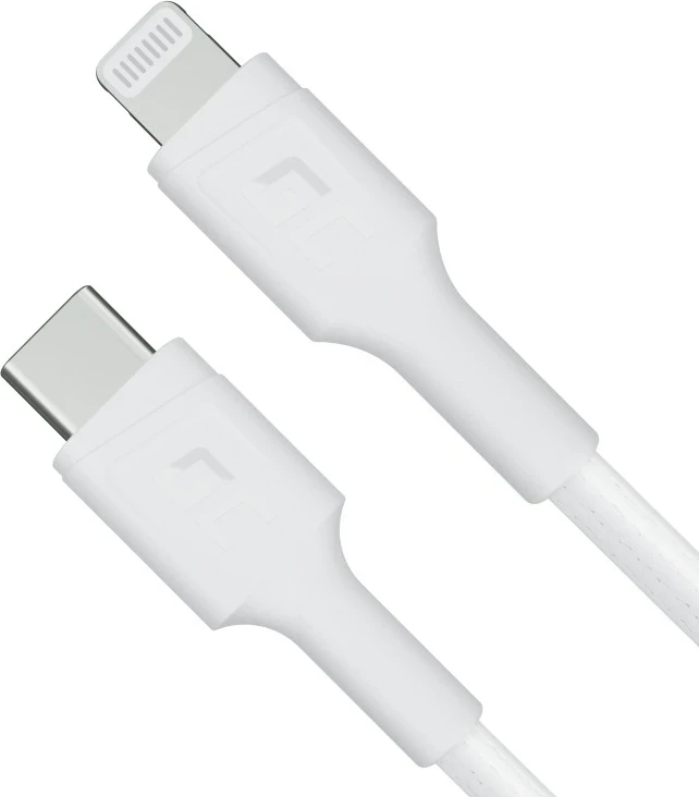 Kabëll Green Cell USB-C - Lightning, 1.0m, ngjyrë e bardhë
