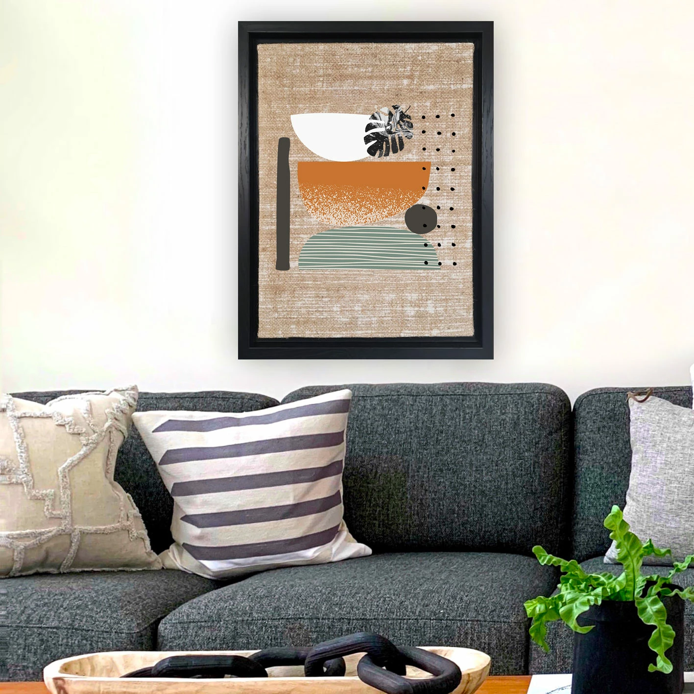 Pikturë dekorative në kanavacë, shumëngjyrëshe, Wallity LSJ518100537033 - 66x96cm