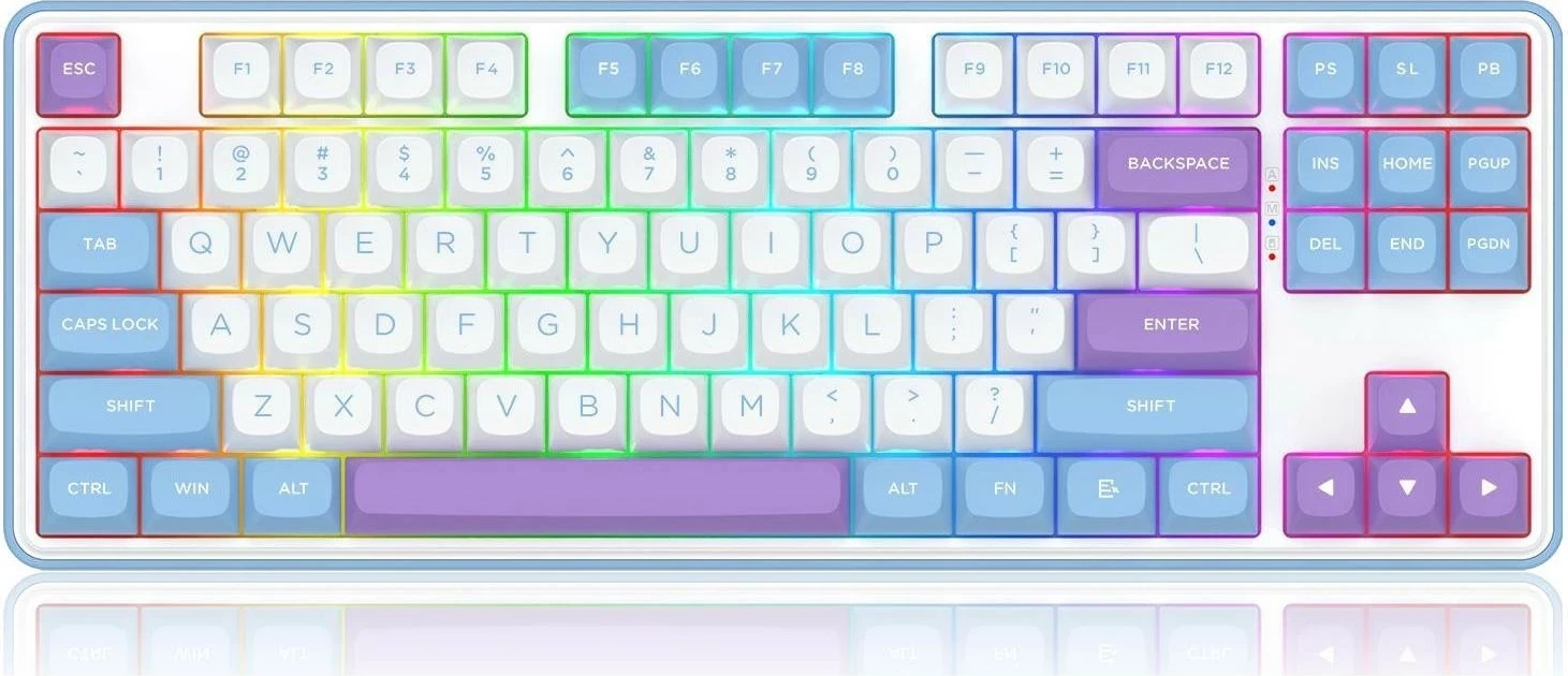 Tastierë Redragon K707WBP-RGB-PRO StarBlade, RGB, mekanike, e bardhë