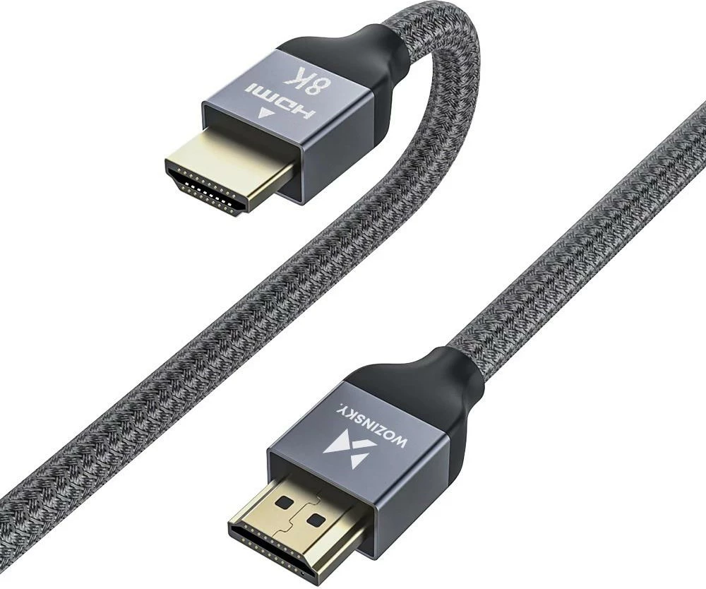 Kabllo HDMI Wozinsky WHDMI-10, 1m, 8K 60Hz, 48Gbps, argjendtë