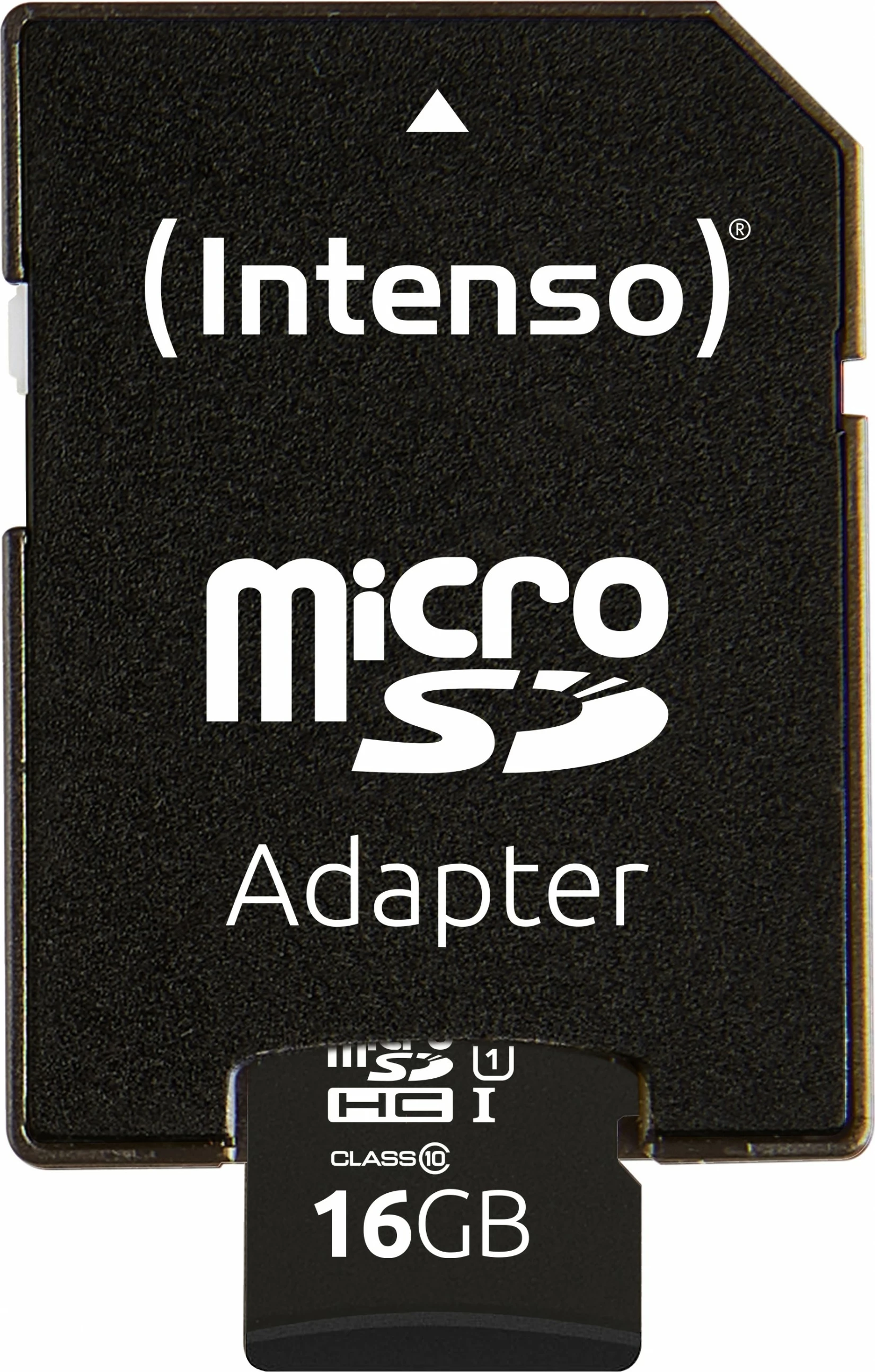 MicroSD kartelë Intenso 16GB Class 10 UHS-I e zezë