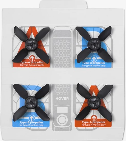 Set riparimi për dron HOVERAir X1 PRO & PROMAX, SP86H020, teknopolimer, zi