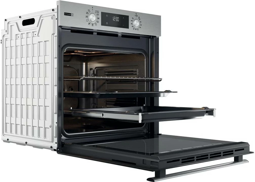 Furrë e integrume Whirlpool OMSR58CU1SX 71L A+ me pastrim katalitik, inoks