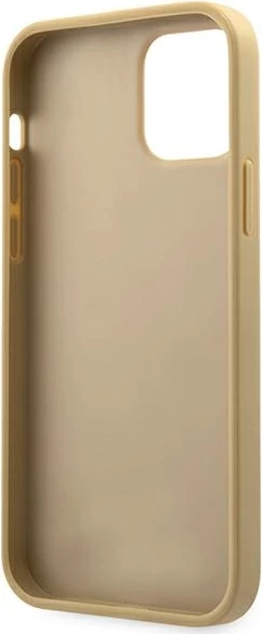 Mbështjellës Guess GUHCP12SPUVQTMLBE për iPhone 12 mini 5.4", V-Quilted, Gold