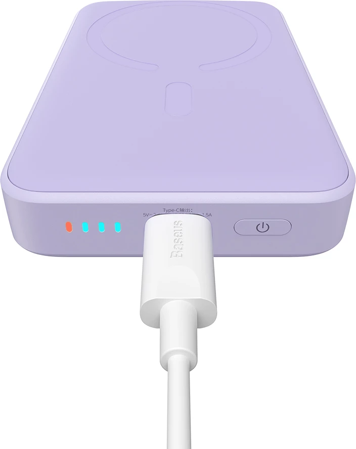 Powerbank Baseus Magnetic Mini 10000mAh 20W, USB-C, vjollcë me kabllo USB-C