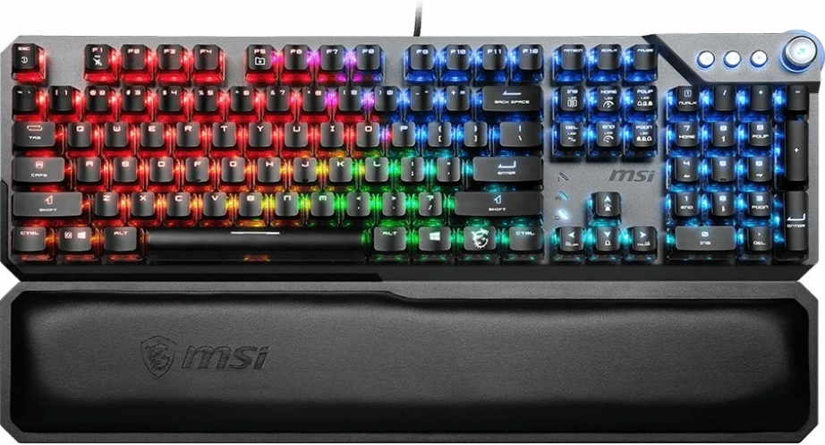 Tastierë mekanike MSI VIGOR GK71 SONIC, RGB, Cherry MX Red, full-size, e zezë