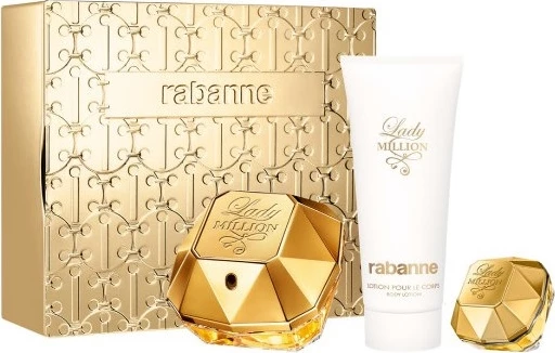 Set Eau de Parfum për femra Paco Rabanne Lady Million, 80ml + 100ml + 5ml