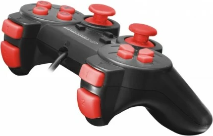 Kontroller Gaming Esperanza EGG106R për PC, Playstation 2, Playstation 3, i zi/ i kuq