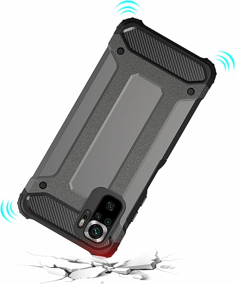 Mbështjellës Hurtel Hybrid Armor për Xiaomi Redmi Note 11T 5G / Redmi Note 11S 5G / Poco M4 Pro 5G, Blu