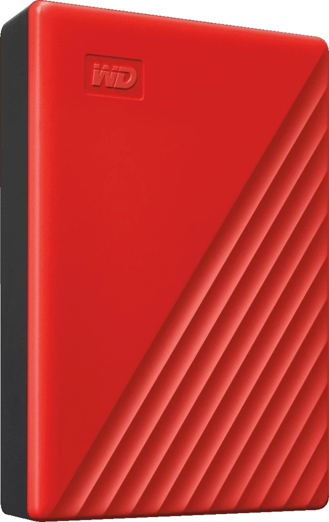 Hardisk i jashtëm WD, My Passport 4TB, i kuq