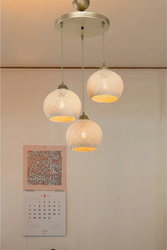 Dritë tavani PWL-1121 Ε27 krem-ari D40x75cm