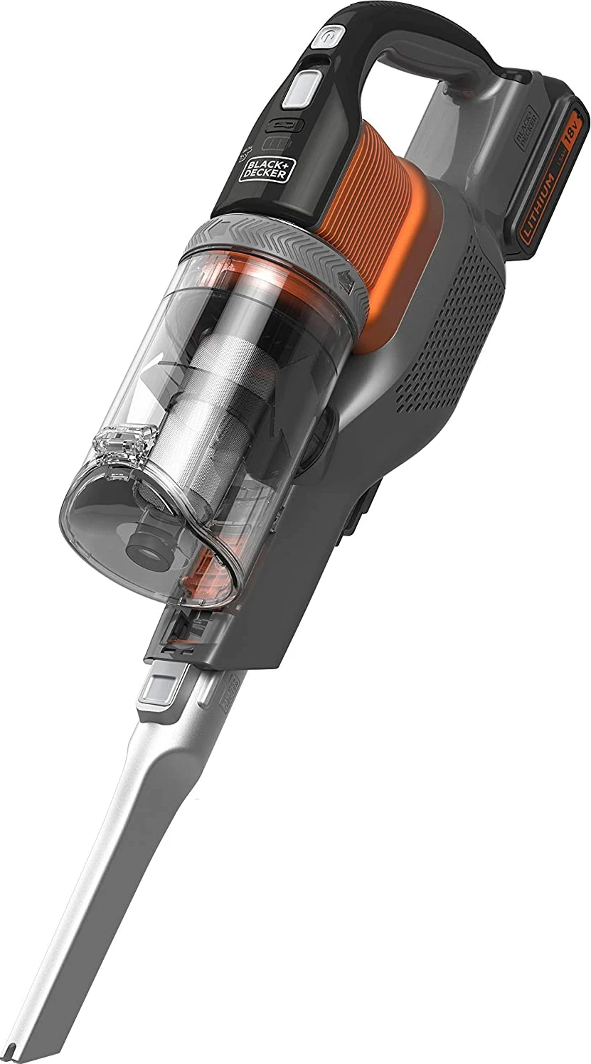 Fshesë me korrent vertikale 2-në-1 me bateri Black&Decker BHFEV182C 18V 2.0Ah Gri