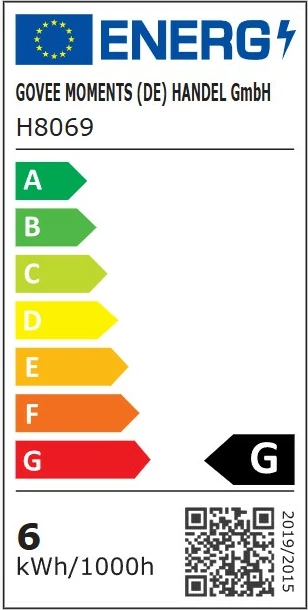 Panel dritash LED smart Govee Mini Panel Lights, RGBIC, Wi‑Fi, Matter, 10 copë