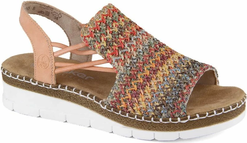 Sandale për femra Rieker, me ngjyra