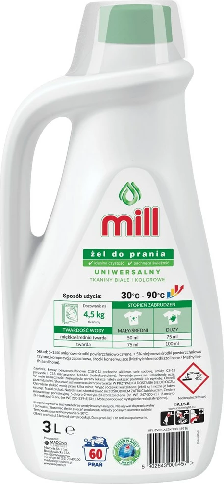 Xhel larës universal MADONIS Mill, 3L, 60 larje
