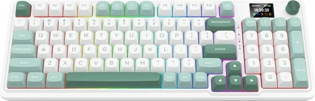 Tastierë mekanike Redragon Galatin Pro K719WG-RGB-PRO, 96%, RGB, wireless/wired, e bardhë