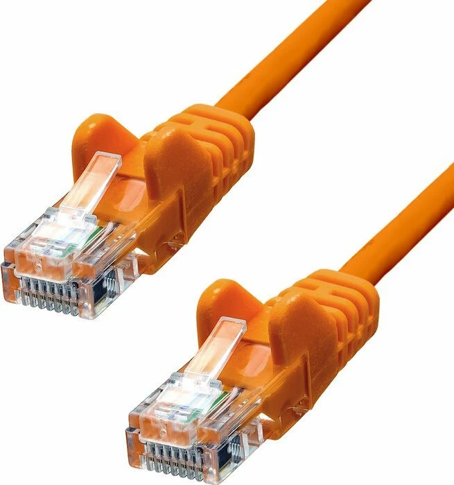Kabllo LAN ProXtend V-5UTP-0025O CAT5e U/UTP 0.25 m RJ45-RJ45 1 Gbps Portokalli