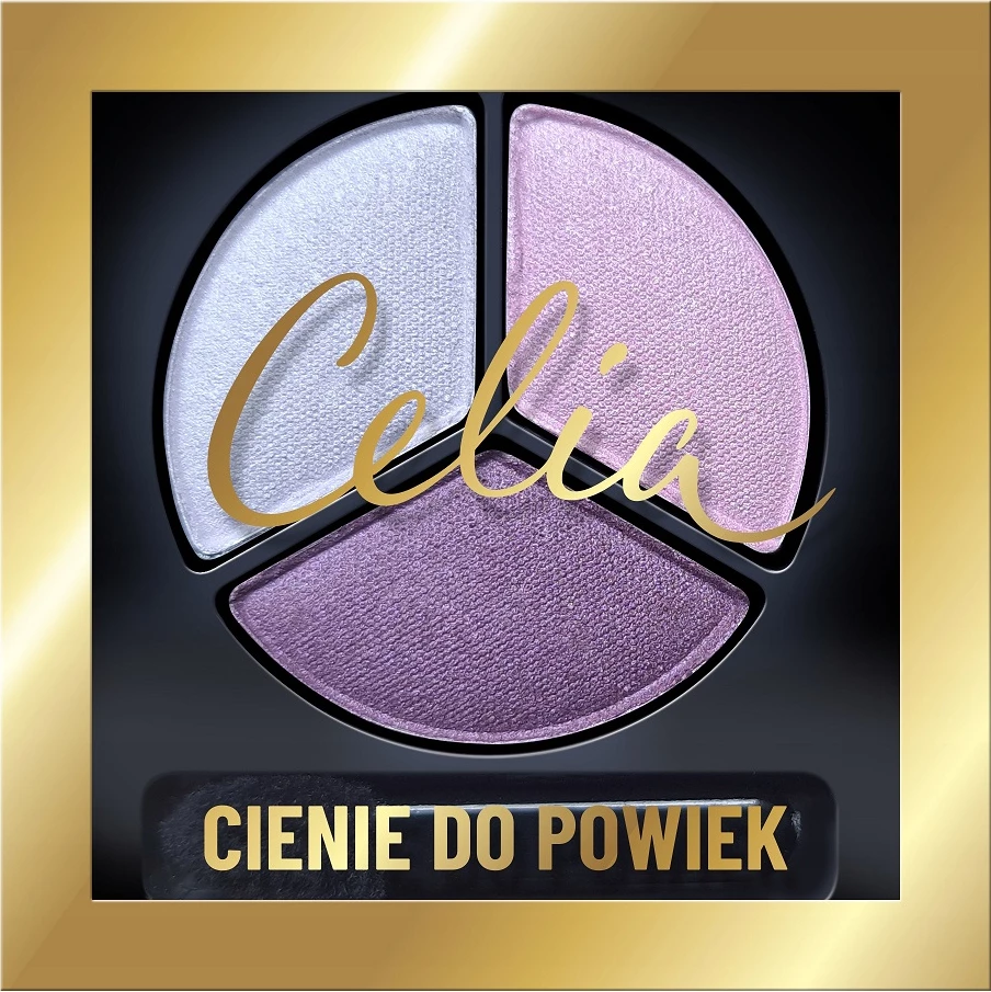 Paletë eyeshadow Celia 252 për femra, 3 nuanca