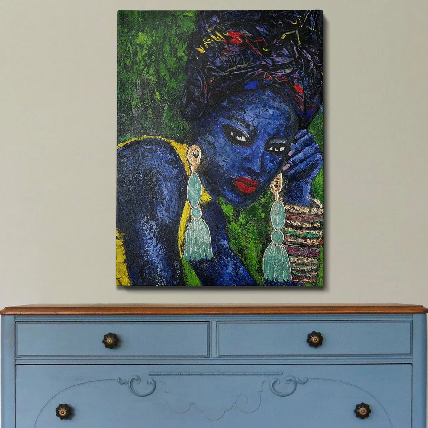 Pikturë dekorative me vaj, shumëngjyrëshe, Wallity, OPL2012638208, 100x140 cm