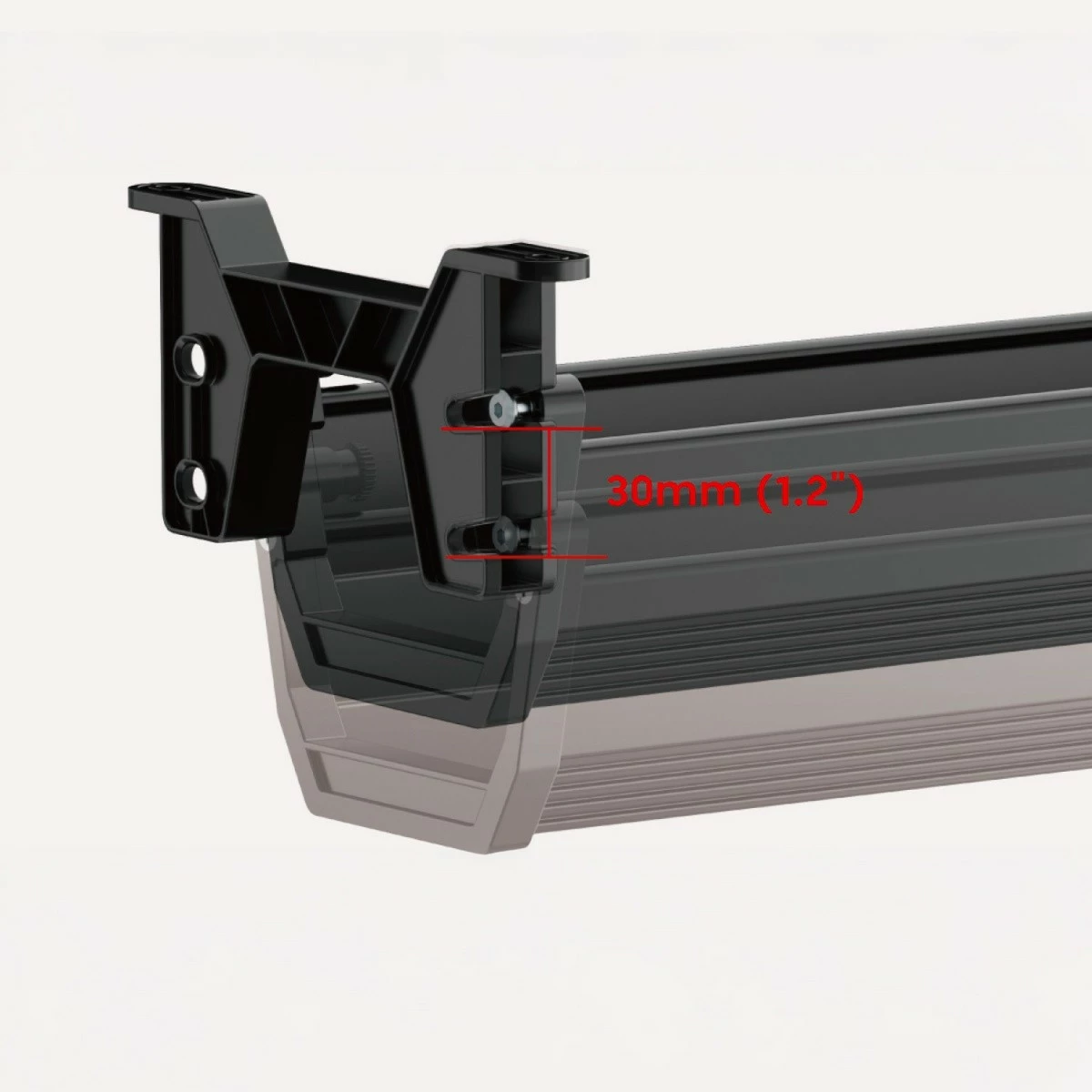 Organizues kabllosh nën tavolinë Maclean MC-106B, i zi