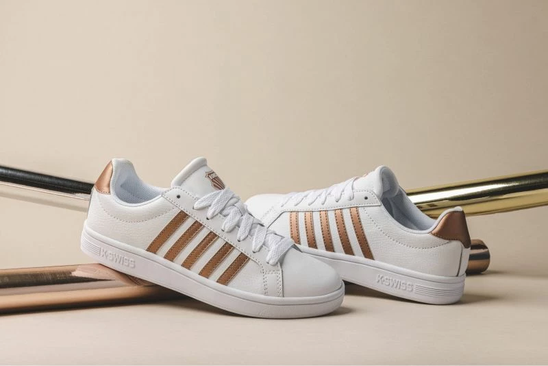 Këpucë femra K-Swiss, të bardha