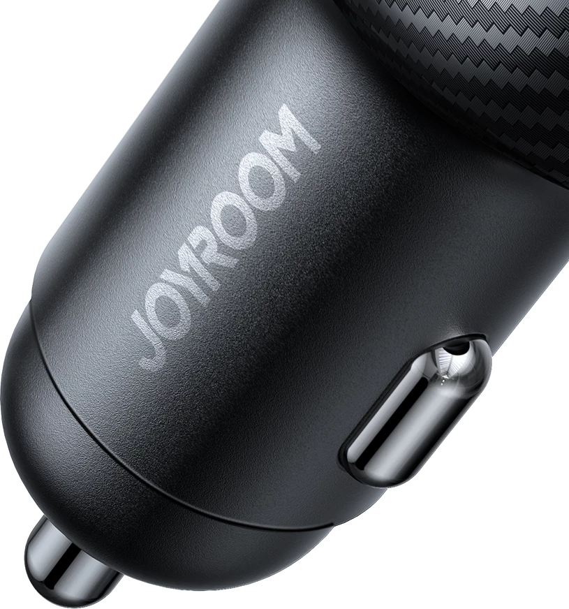 Karikues veture Joyroom JR-CCD04, 30W, 2x USB-C, USB-A, me ekran, i zi