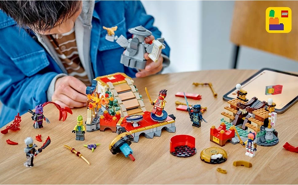 Set ndërtimi LEGO NINJAGO Tournament Battle Arena 71818, 659 pjesë, shumëngjyrëshe