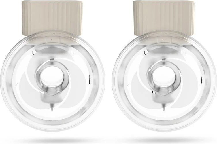 Pompë gjiri elektronike neno VENTO TWIN, pa tela, 150 ml, Bezhe, set 2 copë