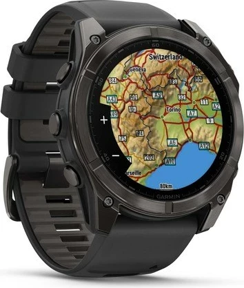 Smartwatch Garmin Fenix 8, 51 mm, 32 GB, AMOLED, Titan, i zi