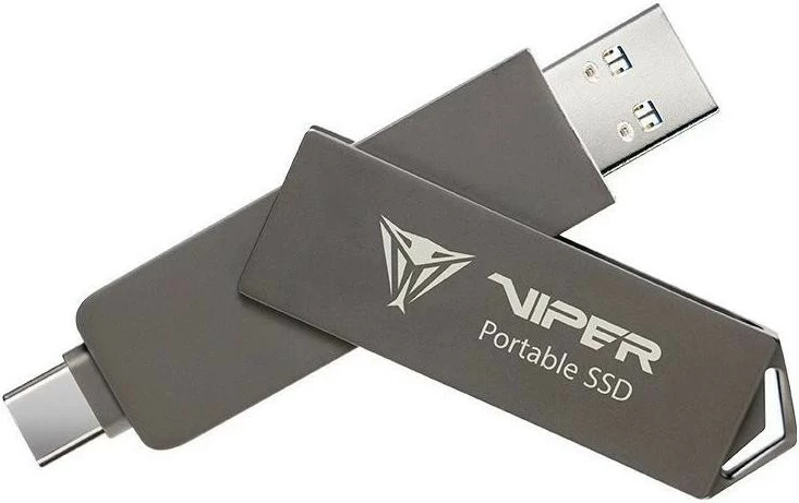 SSD i jashtëm Patriot PVP30 Duo Compact 512GB, USB 3.2, USB C, gri