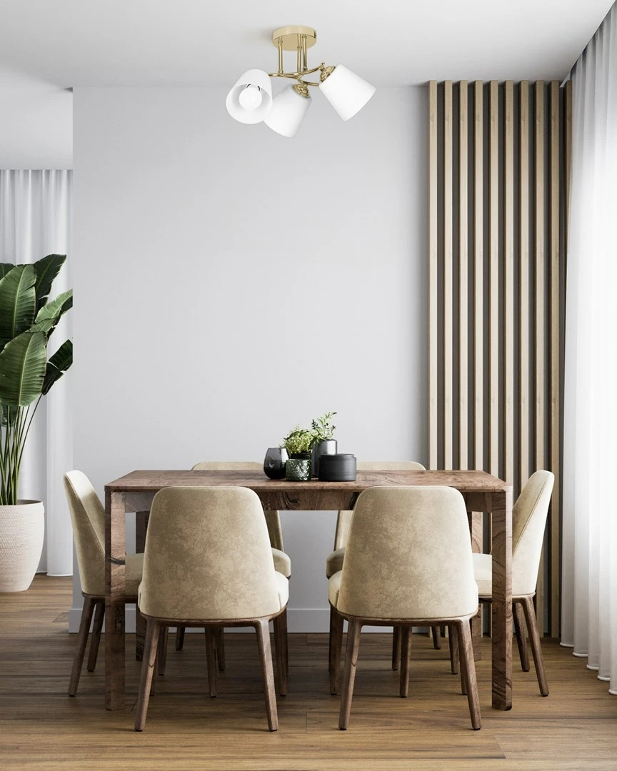 Llambadar tavani Activejet AJE-EMILY 3P GOLD, 3x40W, E27, Bardhë