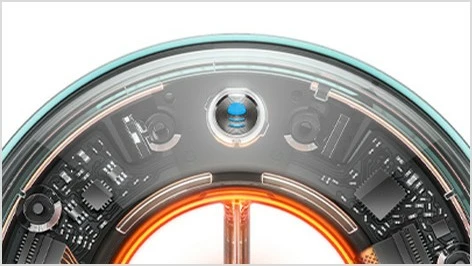 Tharëse flokësh Dyson Supersonic Nural, 1600 W, 13.3 l/s, Blu, Portokalli