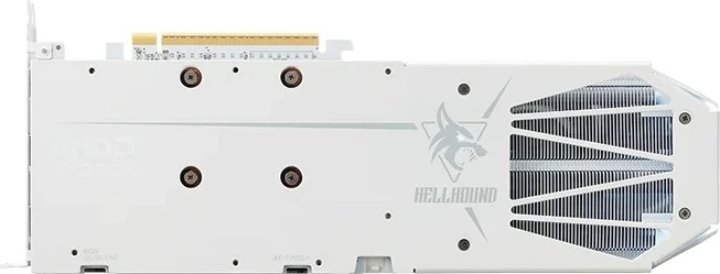 Kartelë grafike PowerColor RX 9060 XT Hellhound Spectral White OC 16GB GDDR6 e bardhë