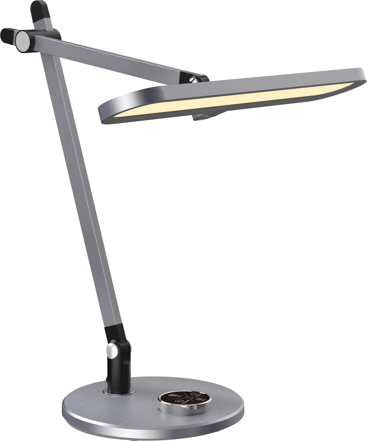 Llambë tavoline LED profesionale BLAIN PRO FH4446.07, bazë ABS dhe krahë alumini, ngjyrë gri, 57,5x53H cm