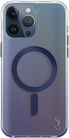 Mbështjellës UNIQ Coehl Dazze për iPhone 15 Pro, me magnet MagSafe, Blu