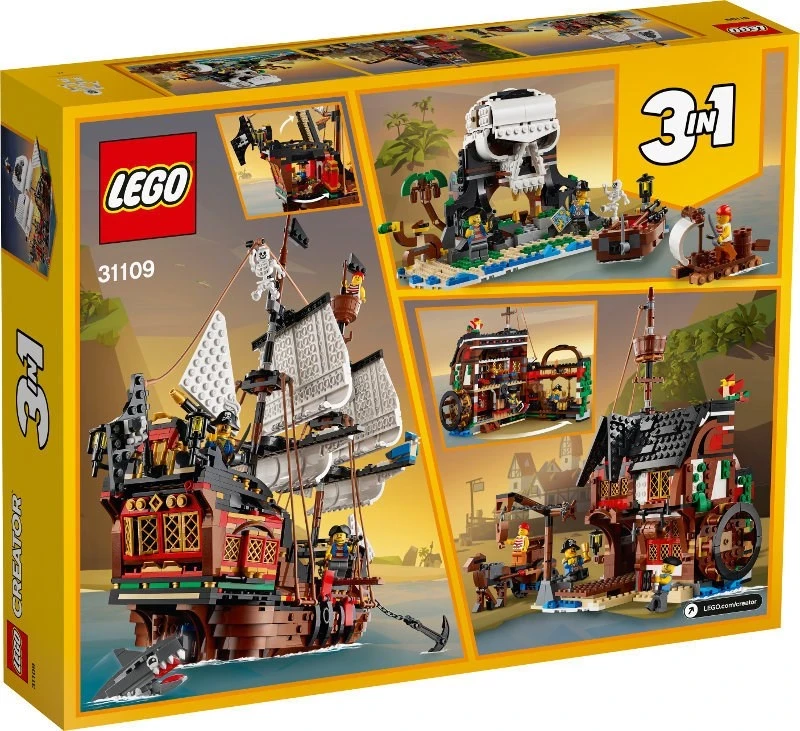 Lodër për fëmijë LEGO, anije e piratëve