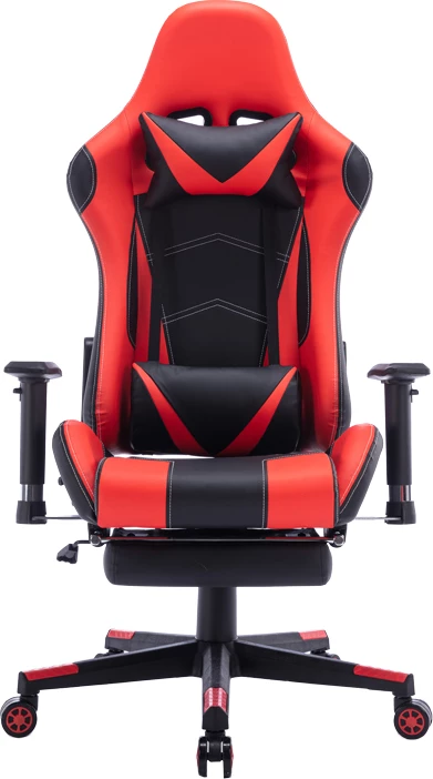 Karrige për lojëra Zeldo, e zezë/e kuqe