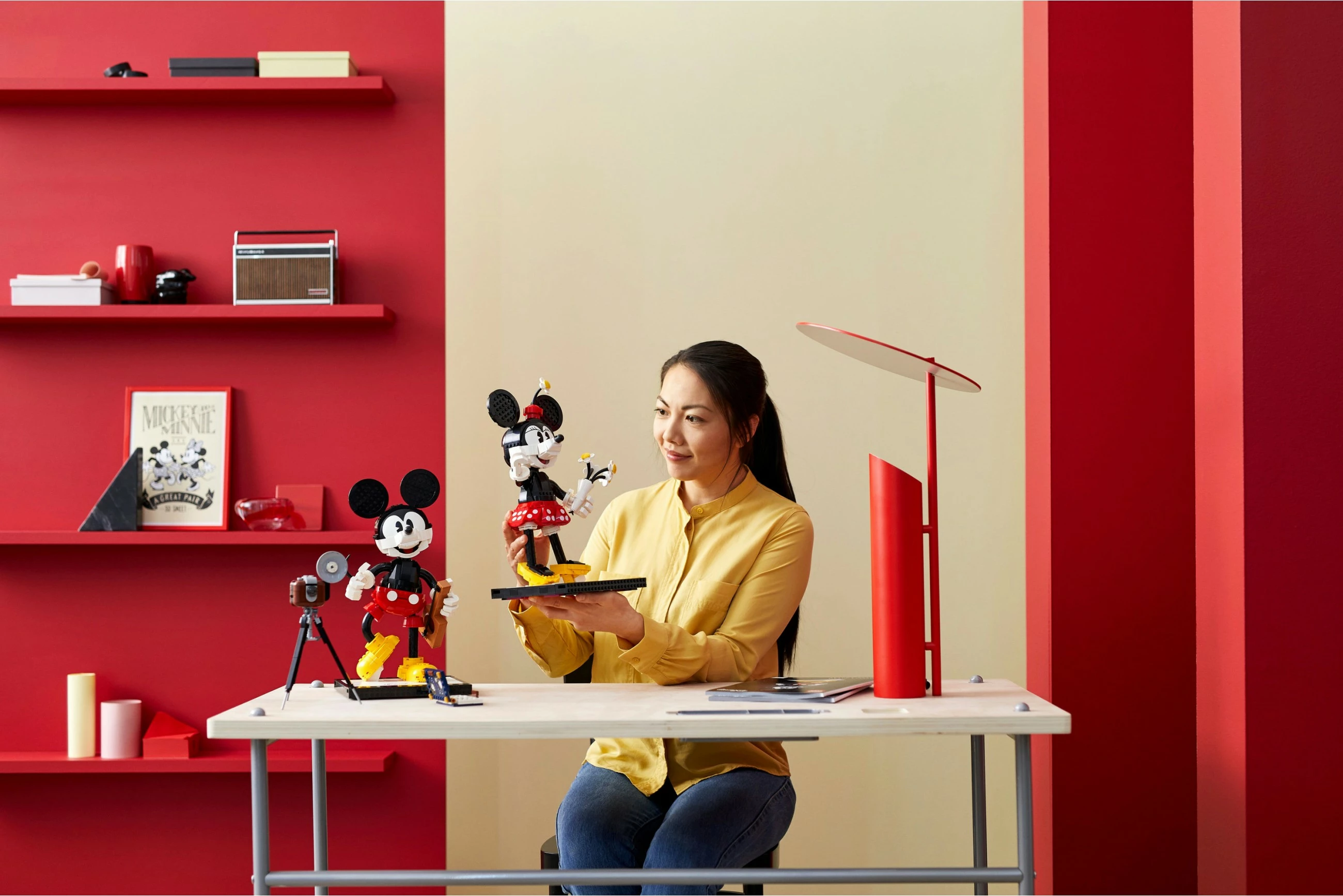 Set ndërtimi LEGO Classic Mickey Mouse & Minnie Mouse, 1739 pjesë, plastikë