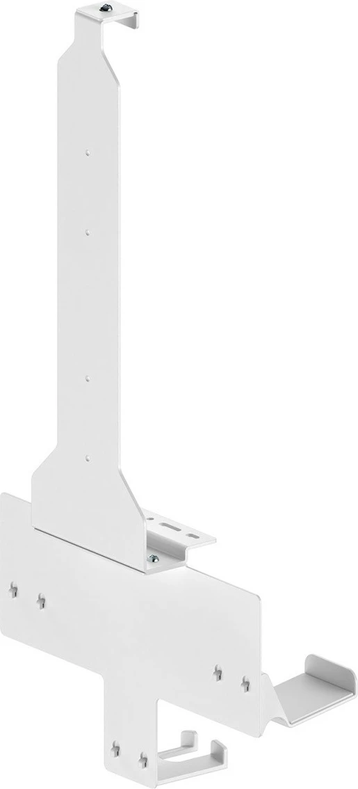 Mbajtëse muri për PlayStation 5 Maclean RS181, me vend për kontrollorë dhe kufje, e bardhë