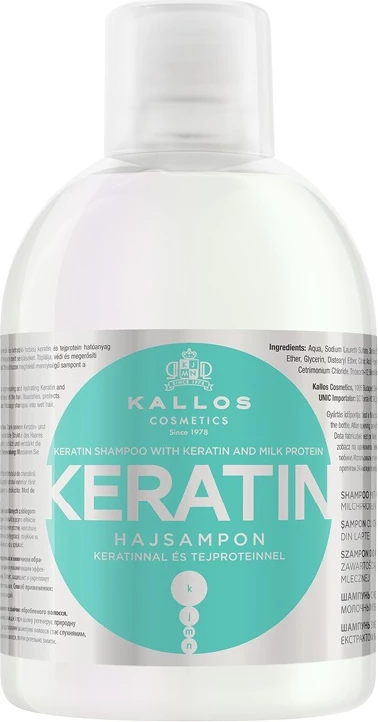 Shampon për femra Kallos Keratin 1000ml