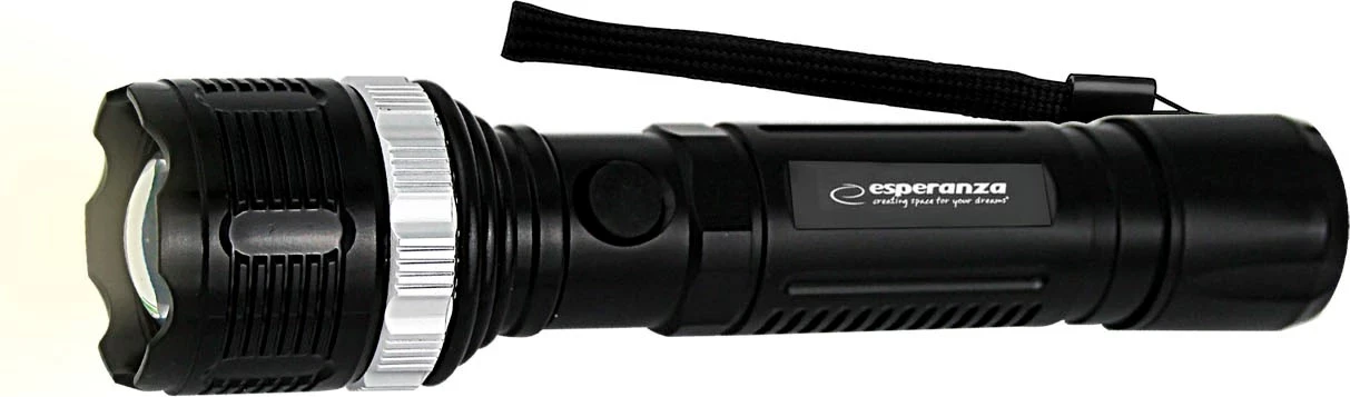 Dritë dore Esperanza EOT069, LED, Alumini, E zezë