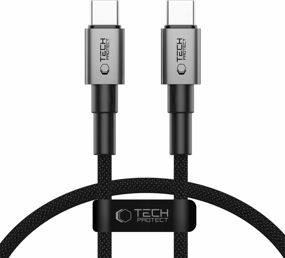 Kabllo USB-C Tech-Protect UltraBoost DNA, 50cm, 60W, Gri