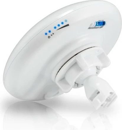 Antenë rrjeti Ubiquiti NanoBeam M5, 16 dBi, 5 GHz, dual polarization, e bardhë